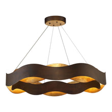 Load image into Gallery viewer, Vaughan LED Chandelier in Bronze/Gold(Large).