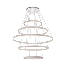 Load image into Gallery viewer, Verdura LED Multi Tier Chandelier in Grey (5-Ring).