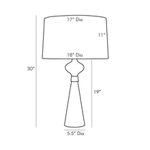 Load image into Gallery viewer, Evette Table Lamp - line drawing.