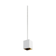 Load image into Gallery viewer, Exo 6 LED Pendant Light in 12-Inch/20-Degree/Matte White / Black.