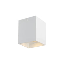 Load image into Gallery viewer, Exo LED Flush Mount Ceiling Light in Small/20-Degree/Matte White / White.