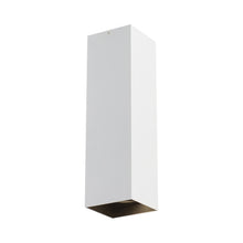 Load image into Gallery viewer, Exo LED Flush Mount Ceiling Light in Large/20-Degree/Matte White / Black.