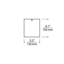 Load image into Gallery viewer, Exo LED Flush Mount Ceiling Light - line drawing.