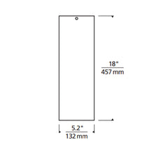 Load image into Gallery viewer, Exo LED Flush Mount Ceiling Light - line drawing.