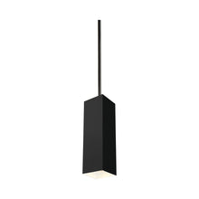 Load image into Gallery viewer, Exo LED Pendant Light in Matte Black / White.
