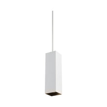 Load image into Gallery viewer, Exo LED Pendant Light in Matte White / Black.