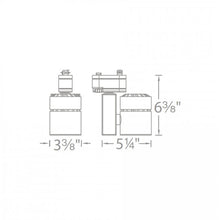 Load image into Gallery viewer, Exterminator II 1035 LED Track Head - line drawing.