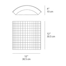 Load image into Gallery viewer, Facet Wall Light - line drawing.