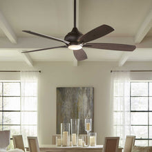 Load image into Gallery viewer, Doren LED Ceiling Fan in dining room.