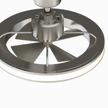 Load image into Gallery viewer, Gleam Indoor / Outdoor LED Ceiling Fan in Detail.