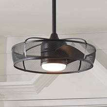 Load image into Gallery viewer, Henry Indoor / Outdoor LED Ceiling Fan in Detail.