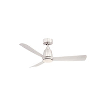Load image into Gallery viewer, Kute Indoor / Outdoor LED Ceiling Fan in 44-Inch/Brushed Nickel.