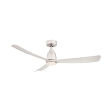 Load image into Gallery viewer, Kute Indoor / Outdoor LED Ceiling Fan in 52-Inch/Brushed Nickel.
