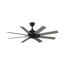 Load image into Gallery viewer, Levon Custom Ceiling Fanin Black/Weathered Wood/52-Inch.
