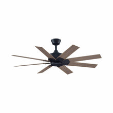 Load image into Gallery viewer, Levon Custom Ceiling Fanin Black/Washed Pine/52-Inch.