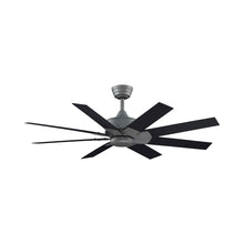 Load image into Gallery viewer, Levon Custom Ceiling Fanin Galvanized/Black/52-Inch.