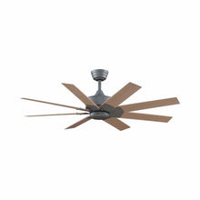 Load image into Gallery viewer, Levon Custom Ceiling Fanin Galvanized/Natural/52-Inch.