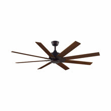 Load image into Gallery viewer, Levon Custom Ceiling Fanin Dark Bronze/Dark Walnut/64-Inch.