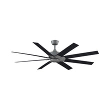 Load image into Gallery viewer, Levon Custom Ceiling Fanin Galvanized/Black/64-Inch.