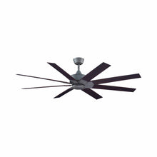 Load image into Gallery viewer, Levon Custom Ceiling Fanin Galvanized/Dark Walnut/64-Inch.