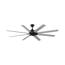 Load image into Gallery viewer, Levon Custom Ceiling Fanin Black/Brushed Nickel/72-Inch.