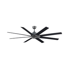 Load image into Gallery viewer, Levon Custom Ceiling Fanin Galvanized/Black/72-Inch.