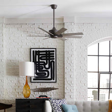 Load image into Gallery viewer, Levon Custom Ceiling Fan in living room.
