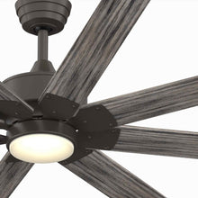 Load image into Gallery viewer, Levon Custom LED Ceiling Fan in Detail.