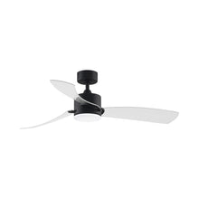 Load image into Gallery viewer, SculptAire Indoor / Outdoor LED Ceiling Fan in Black.