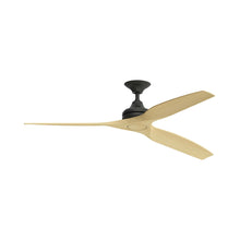 Load image into Gallery viewer, Spitfire Ceiling Fan in Black/Natural/48-Inch.