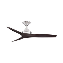 Load image into Gallery viewer, Spitfire Ceiling Fan in Brushed Nickel/Dark Walnut/48-Inch.