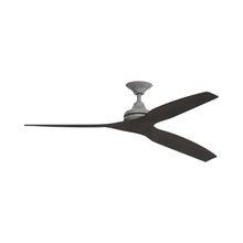 Load image into Gallery viewer, Spitfire Ceiling Fan in Galvanized/Dark Walnut/48-Inch.