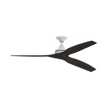 Load image into Gallery viewer, Spitfire Ceiling Fan in Matte White/Dark Walnut/48-Inch.