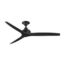 Load image into Gallery viewer, Spitfire Ceiling Fan in Black/Black/60-Inch.