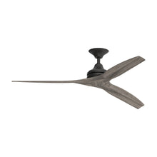 Load image into Gallery viewer, Spitfire Ceiling Fan in Black/Weathered Wood/60-Inch.