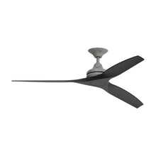 Load image into Gallery viewer, Spitfire Ceiling Fan in Galvanized/Black/60-Inch.