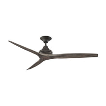 Load image into Gallery viewer, Spitfire Ceiling Fan in Matte Greige/Weathered Wood/60-Inch.
