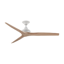 Load image into Gallery viewer, Spitfire Ceiling Fan in Matte White/Natural/60-Inch.