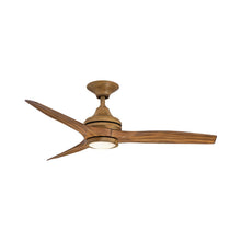 Load image into Gallery viewer, Spitfire LED Ceiling Fan in Driftwood/Driftwood/48-Inch.