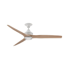 Load image into Gallery viewer, Spitfire LED Ceiling Fan in Matte White/Natural/48-Inch.