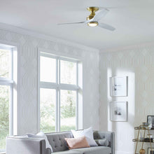 Load image into Gallery viewer, Spitfire LED Ceiling Fan in living room.