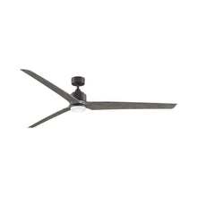 Load image into Gallery viewer, TriAire Custom 84" Ceiling Fan in Matte Greige/Weathered Wood/Light Kit Included.