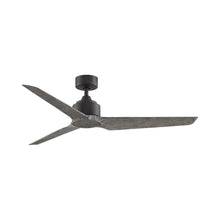 Load image into Gallery viewer, TriAire Custom Ceiling Fan in 56-Inch/Matte Greige/Weathered Wood.