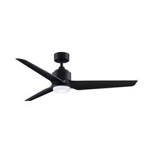 Load image into Gallery viewer, TriAire Custom LED Ceiling Fan in 56-Inch/Black/Black.