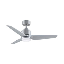 Load image into Gallery viewer, TriAire Custom LED Ceiling Fan in 44-Inch/Silver/Silver.