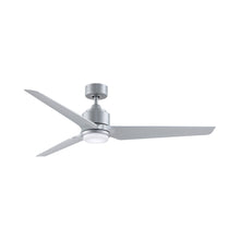 Load image into Gallery viewer, TriAire Custom LED Ceiling Fan in 60-Inch/Silver/Silver.