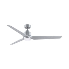 Load image into Gallery viewer, TriAire Custom LED Ceiling Fan in 64-Inch/Silver/Silver.