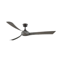 Load image into Gallery viewer, Wrap Custom 72 Inch Ceiling Fan in Matte Greige/Weathered Wood.