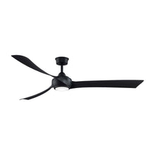 Load image into Gallery viewer, Wrap Custom 72 Inch LED Ceiling Fan in Black/Black.