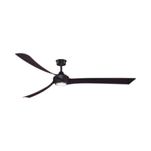 Load image into Gallery viewer, Wrap Custom 84 Inch Ceiling Fan in Dark Bronze/Dark Walnut/Light Kit Included.